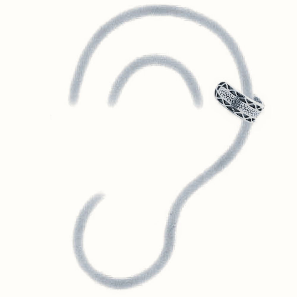 Sterling Silver Ear Cuff – AEC013