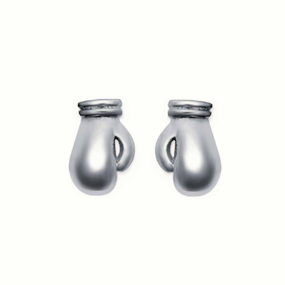 Sterling SilverBoxing Glove Stud Earrings – AES125