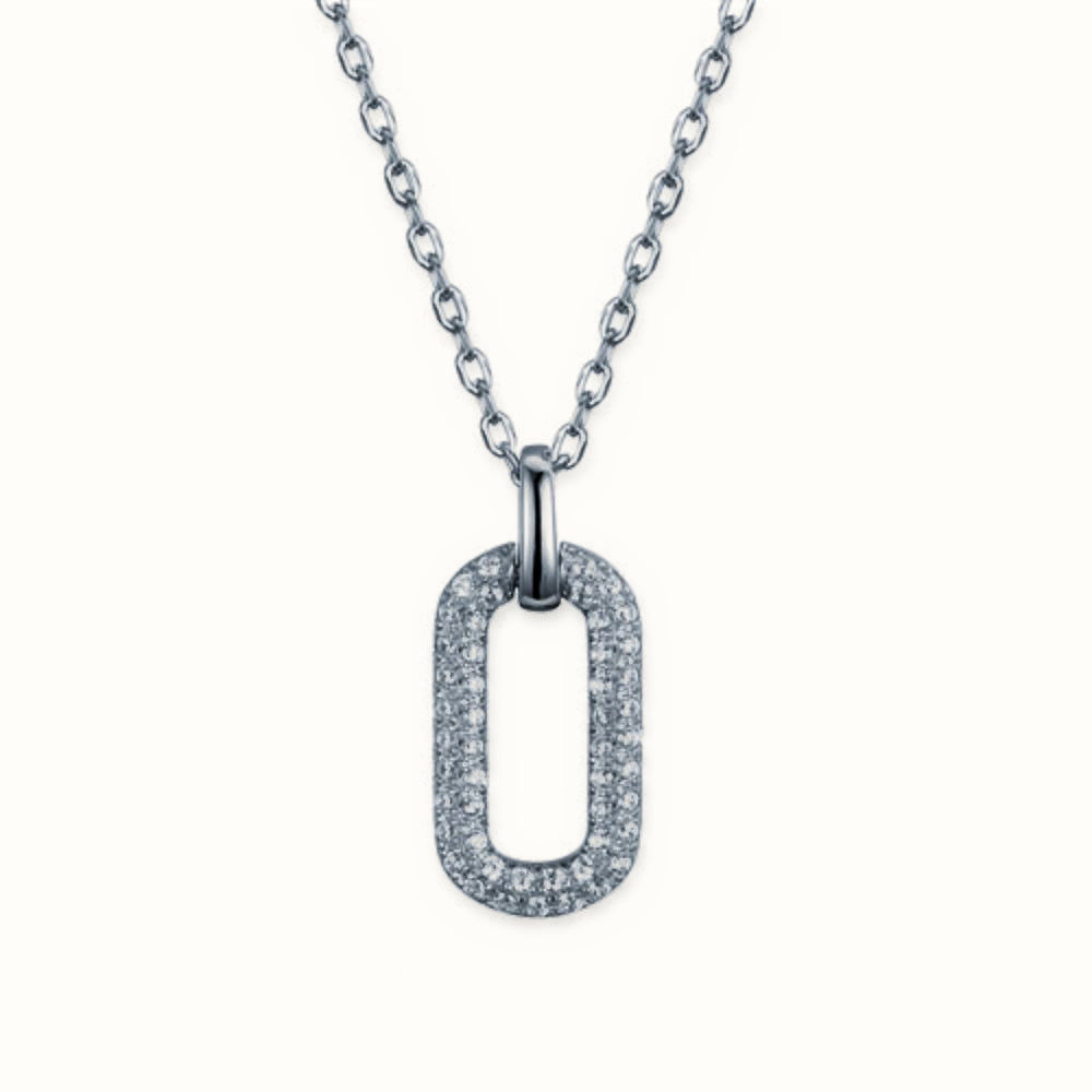 Sterling Silver Rhodium Plated CZ Set – ANC086