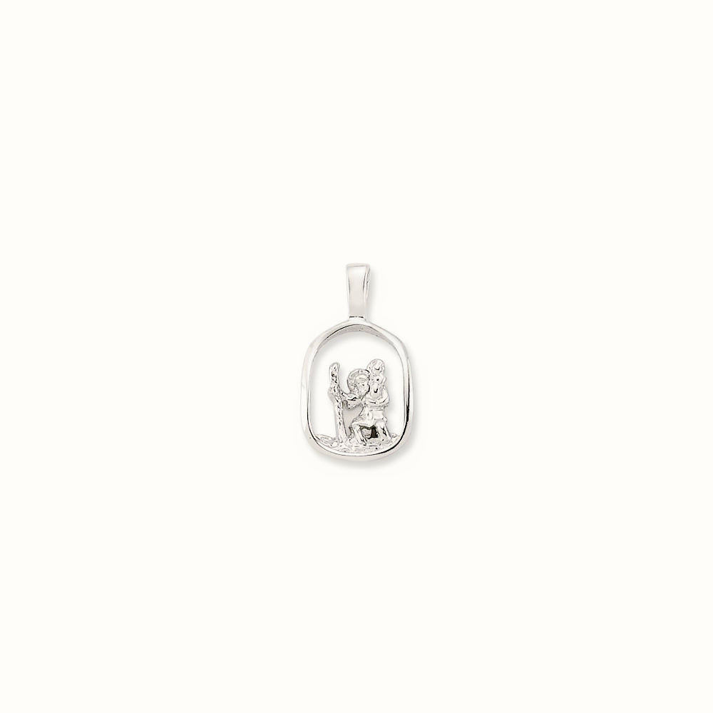 Sterling Silver St Christopher Pendant – APM009