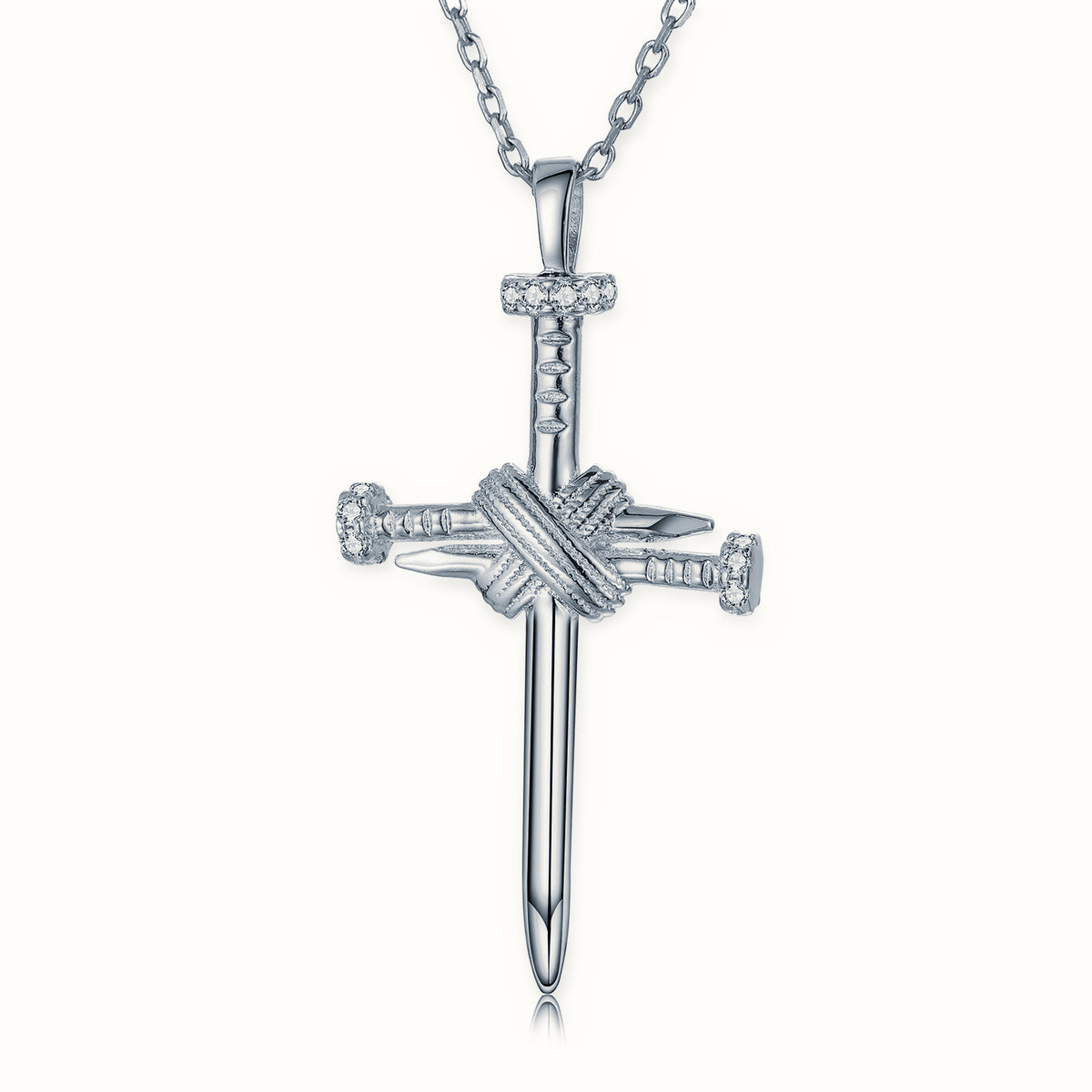 Sterling Silver Nail Cross – APX052