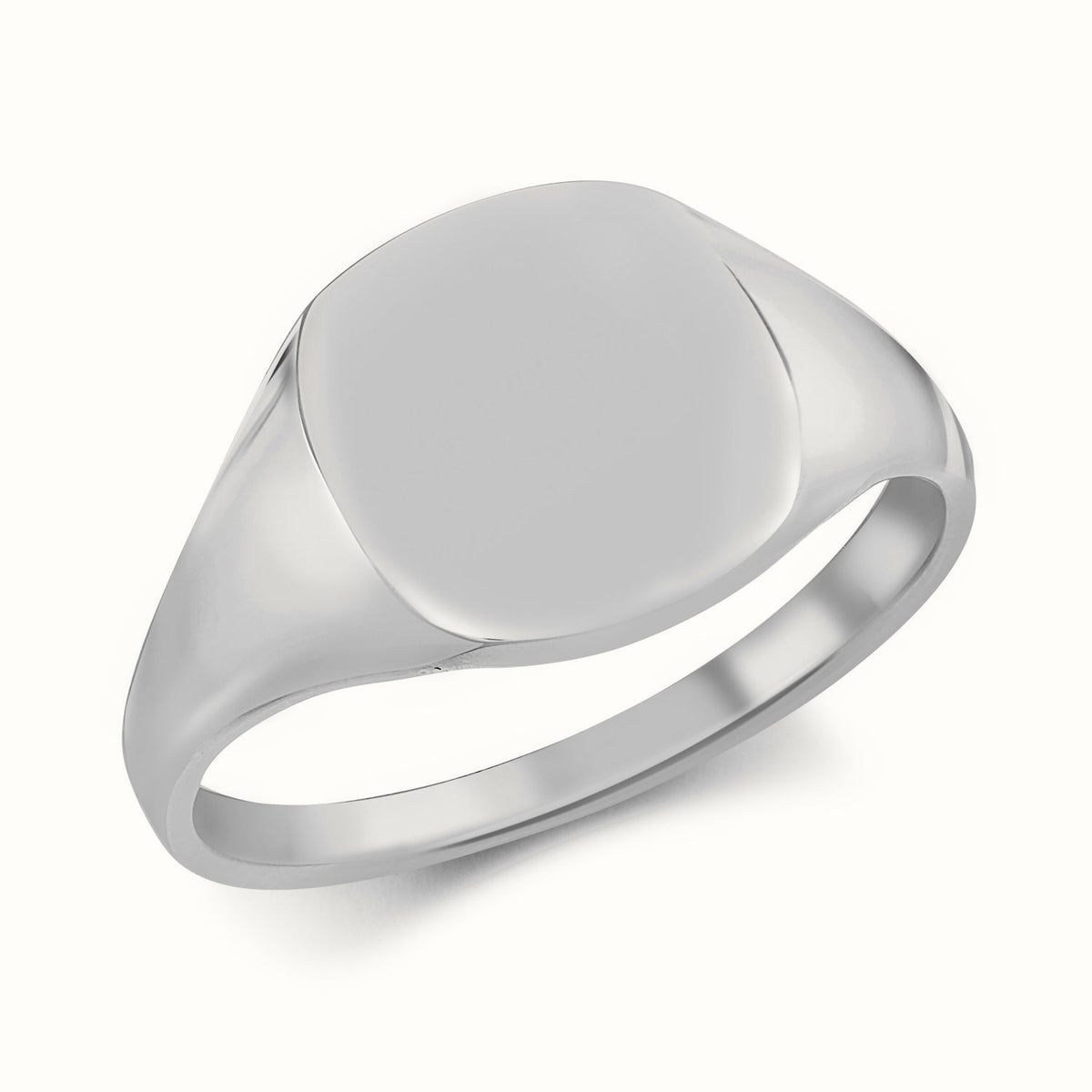 Sterling Silver Cushion Shape Signet Ring – ARN119