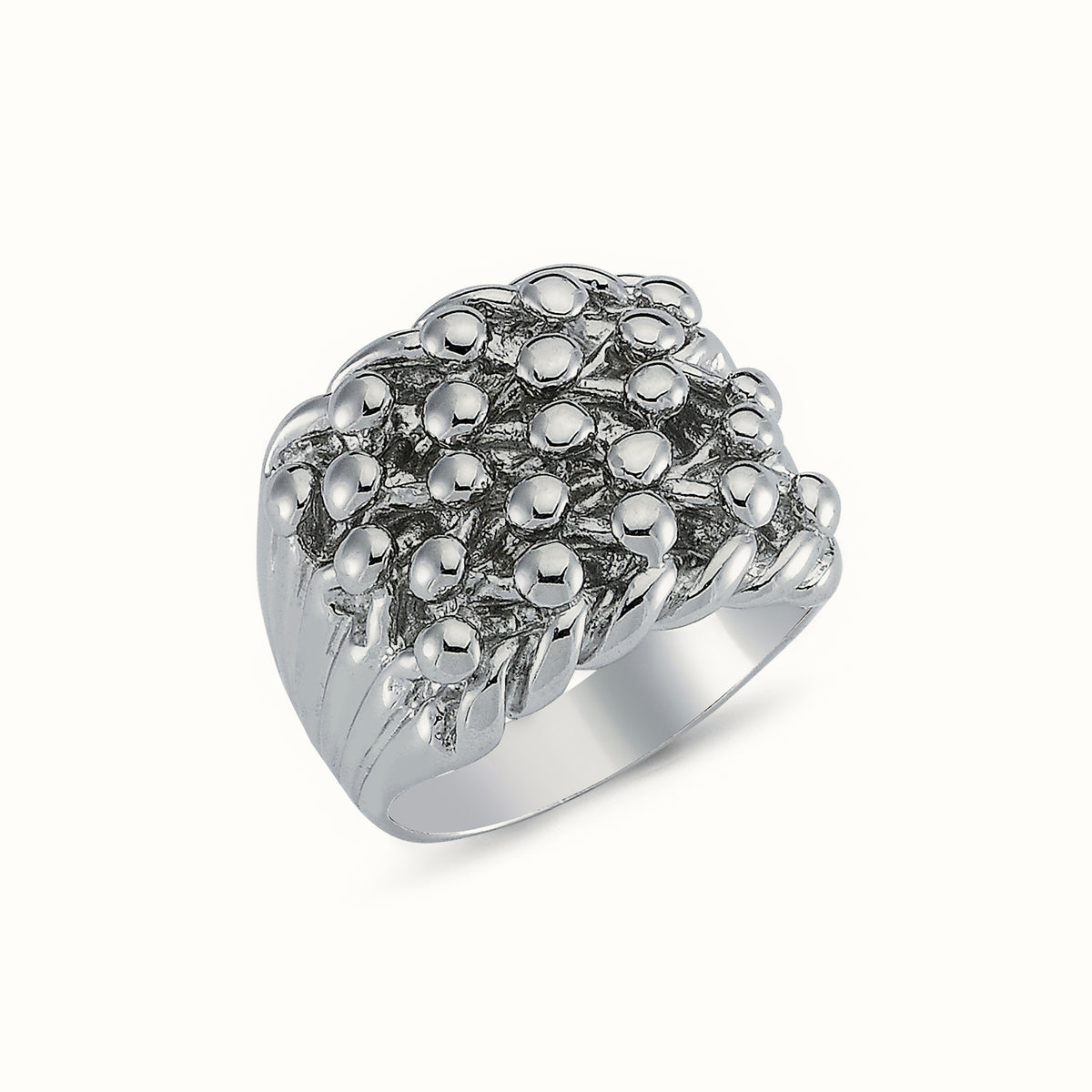 Sterling Silver Five Row Keeper Ring – ARN199