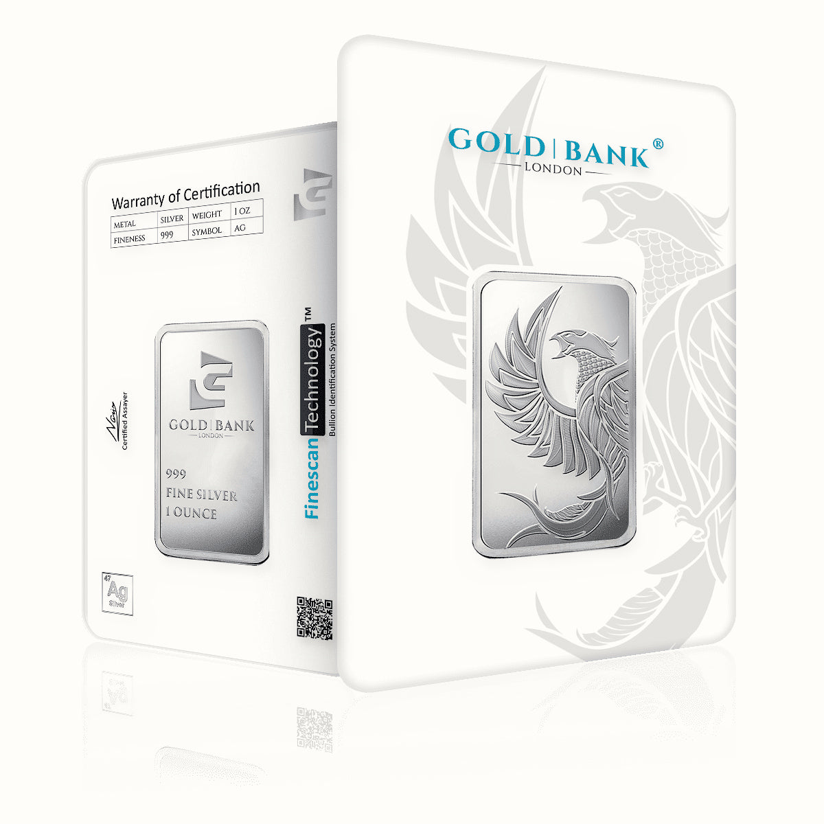 999 Fine Silver 31.1g Stamped and Sealed Bar – ASB031