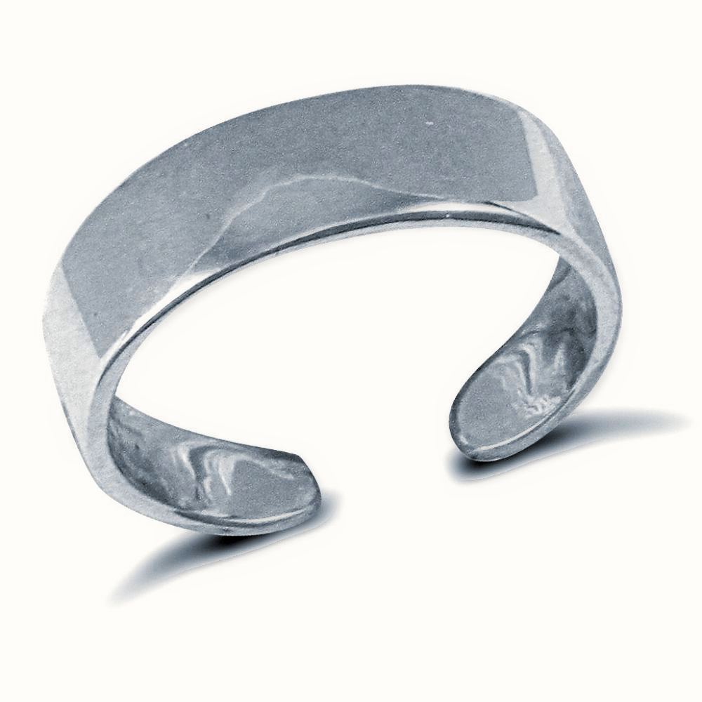 Sterling Silver Flat Toe Ring – ATR018