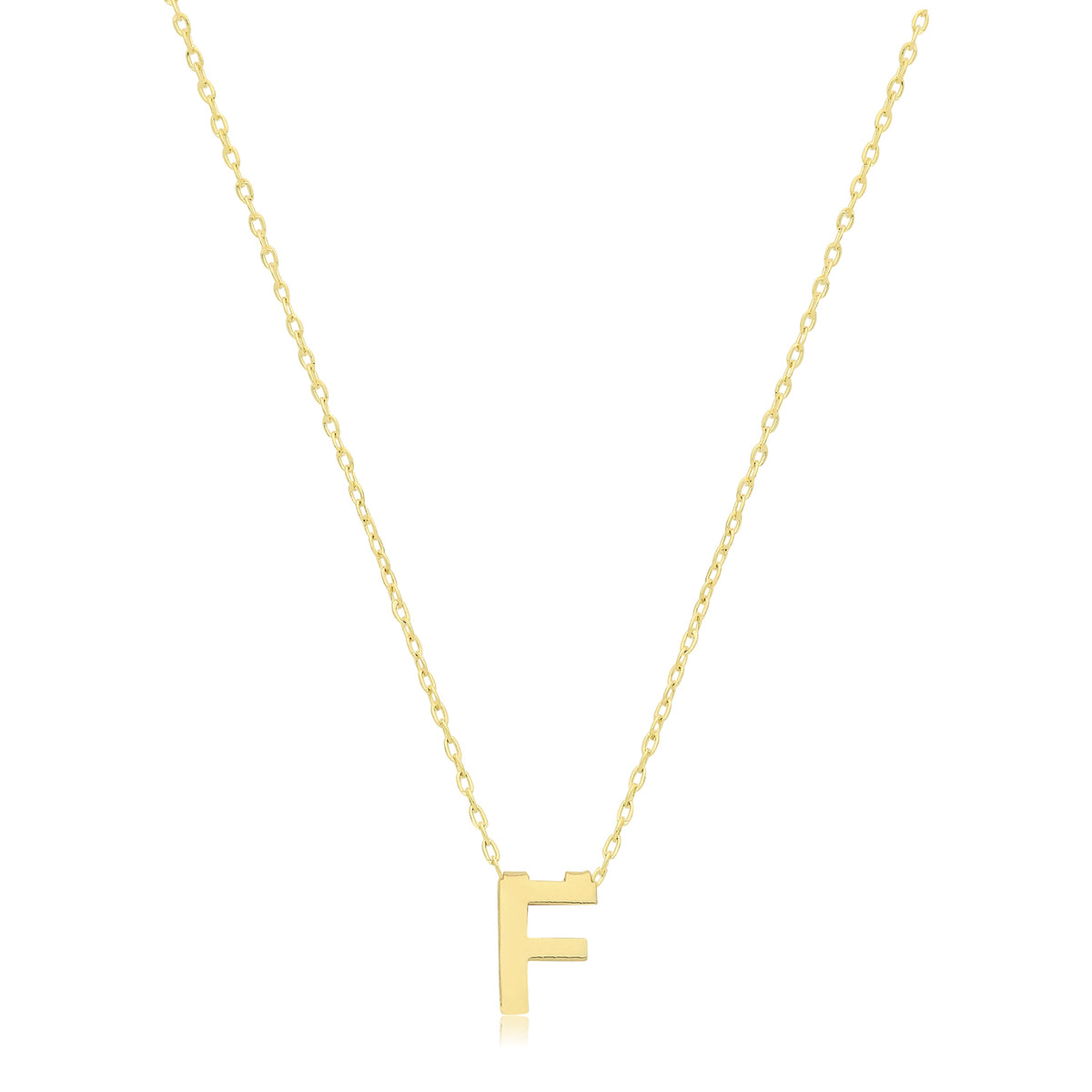 9ct Gold Initial Necklace - NK435