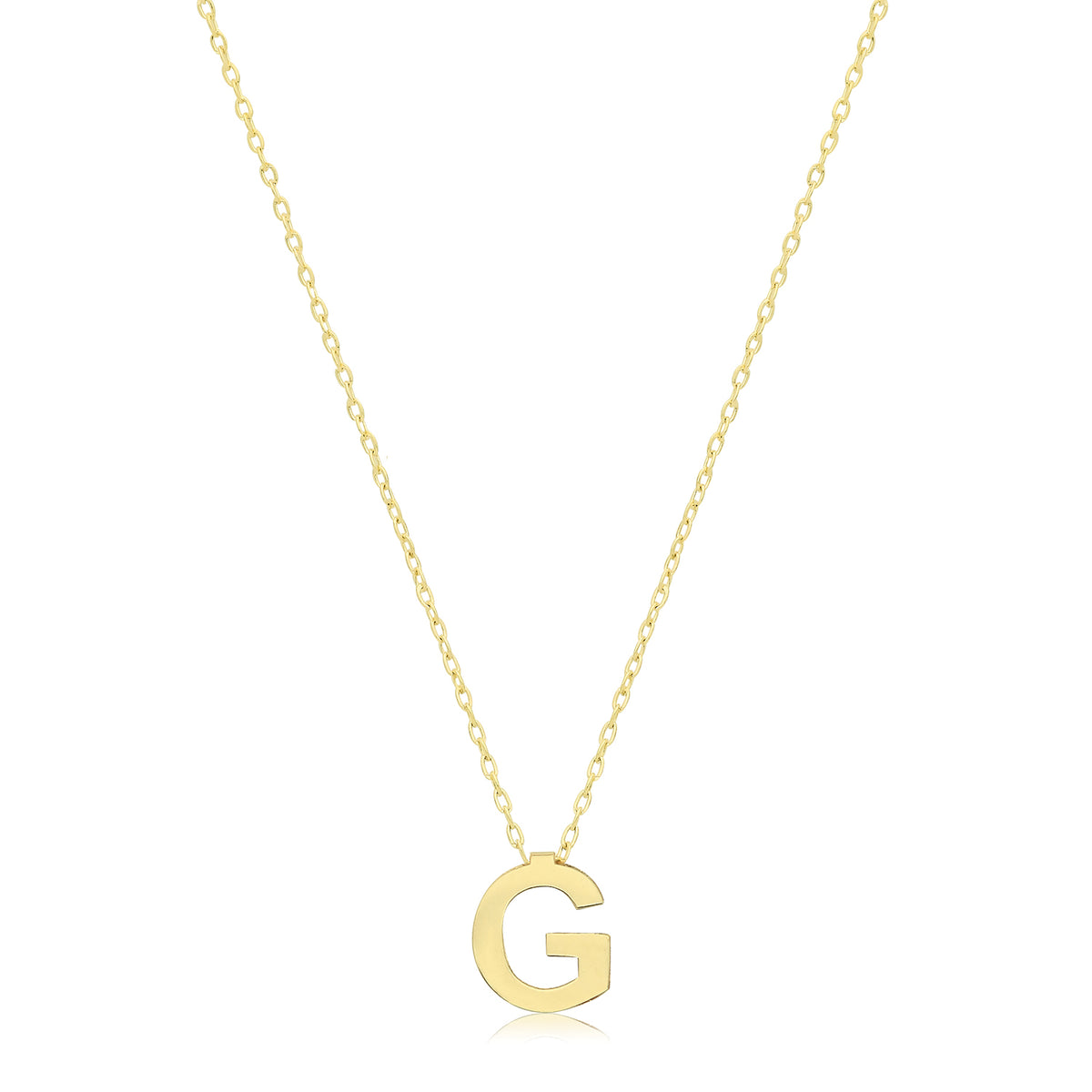 9ct Gold Initial Necklace - NK435