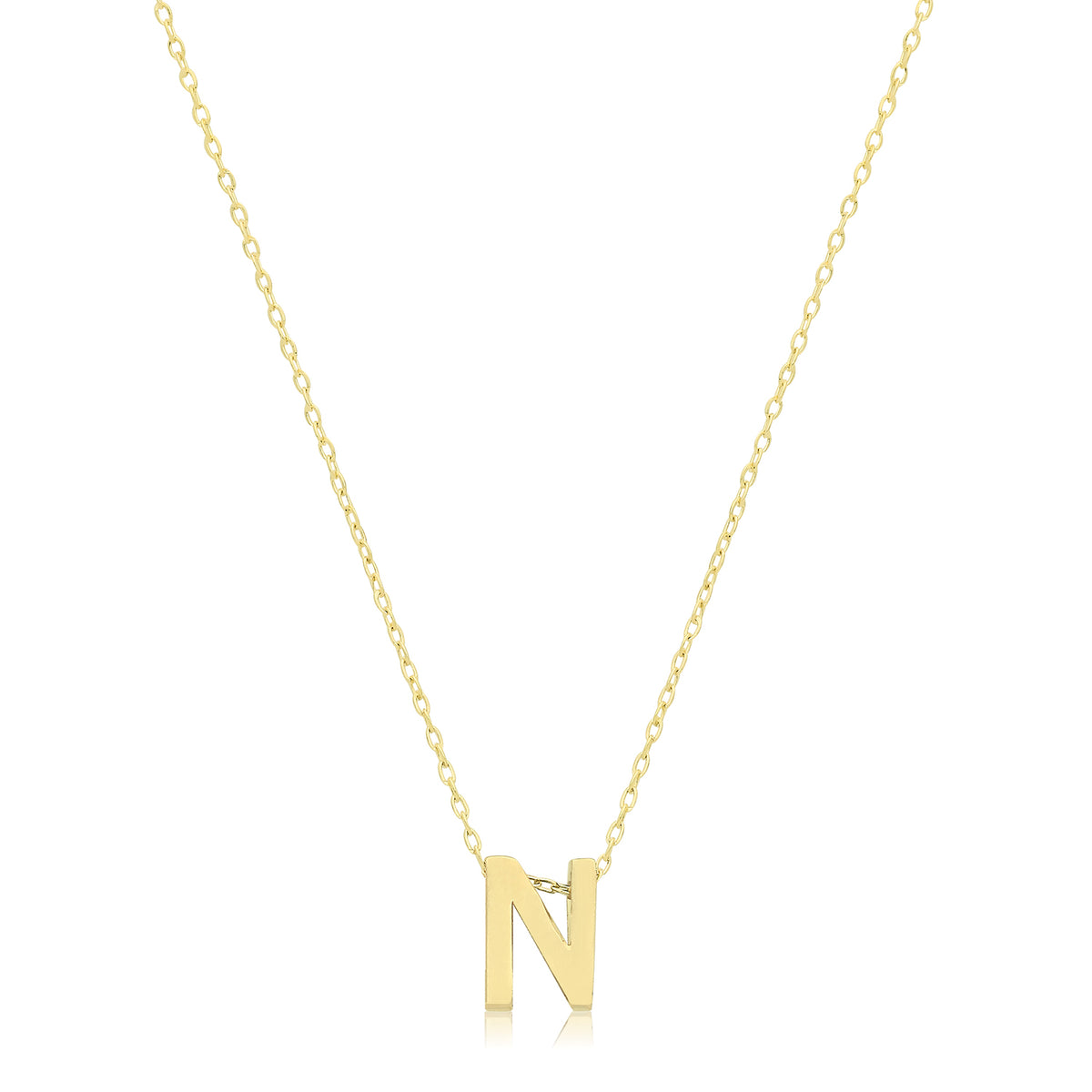 9ct Gold Initial Necklace - NK435