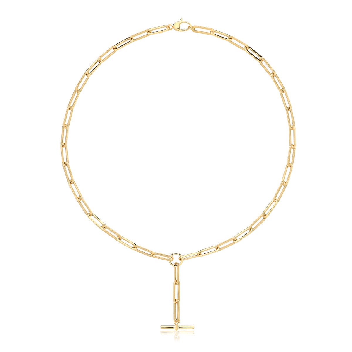 9ct Gold Hollow Necklace - NK450
