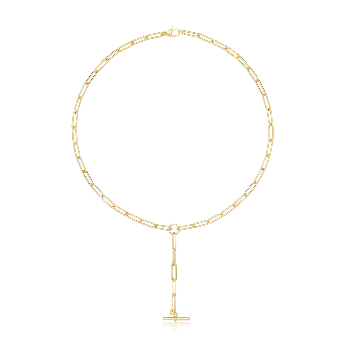 9ct Gold Hollow Necklace - NK458