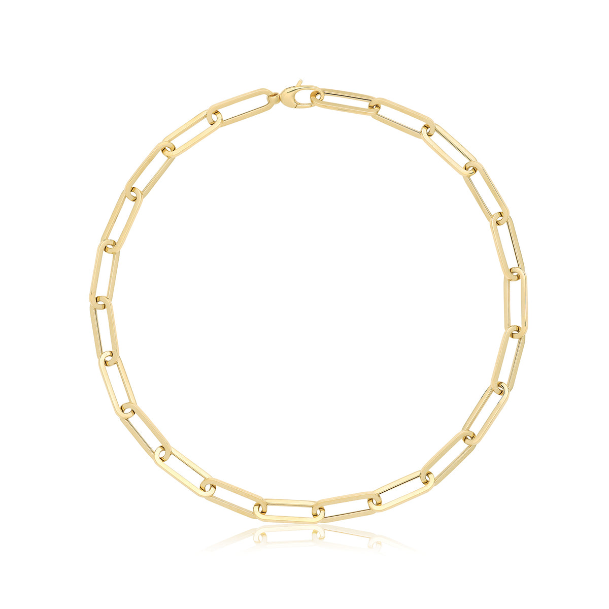 9ct Gold Hollow Necklace - NK459