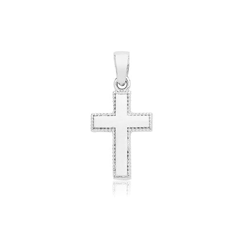 9ct Gold Cross Pendant - PN1306W