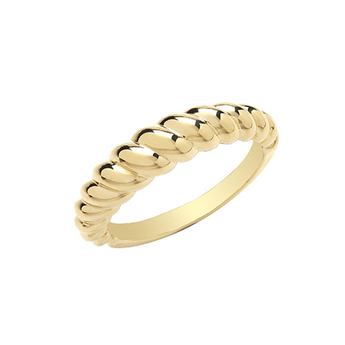 9ct Gold Twist Ring - RN1668