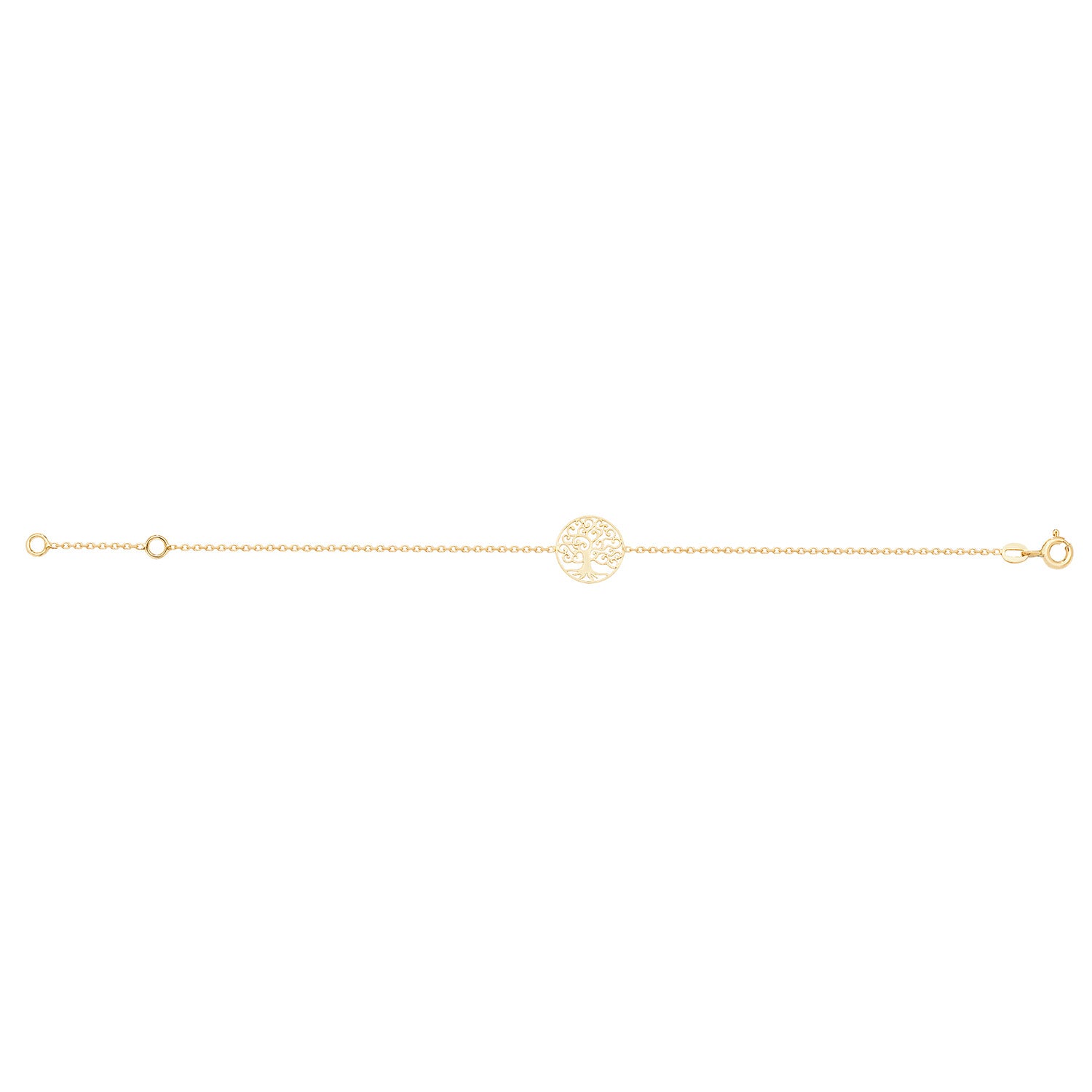 9Ct Gold Tree Of Life Bracelet - BR613