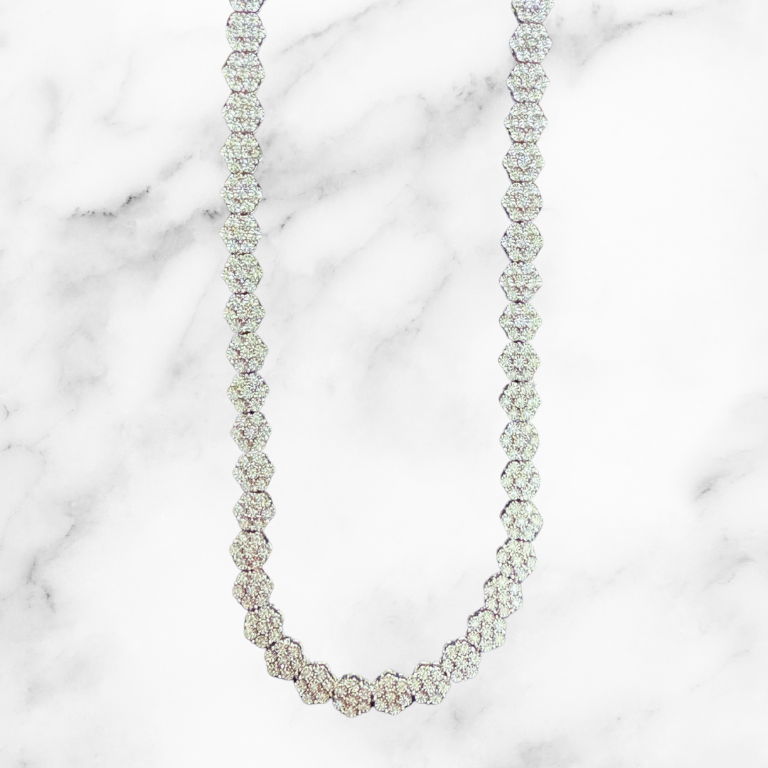 Diamond Daisy Necklace