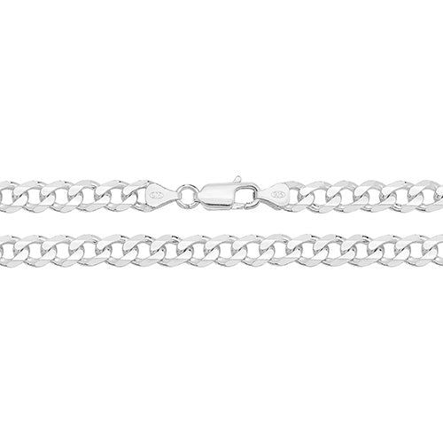 Sterling Silver Curb Bracelet - G1003
