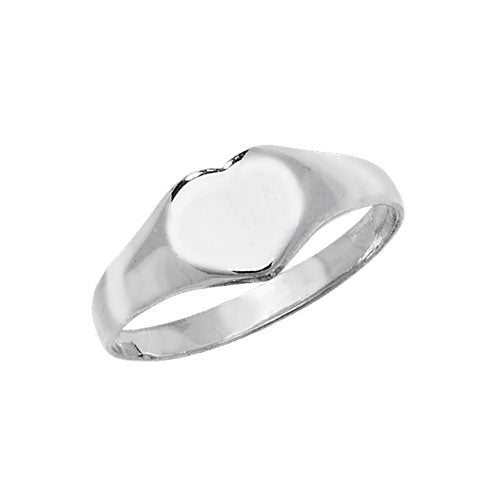 Sterling Silver Babies' Heart Ring - G7498