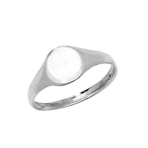 Sterling Silver Babies' Oval Ring - G7499