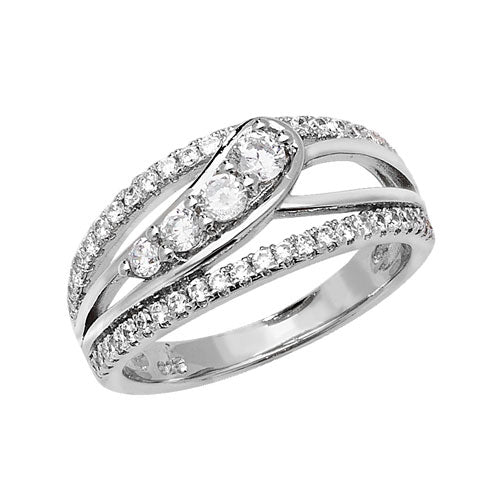 Sterling Silver CZ Ring - G7506