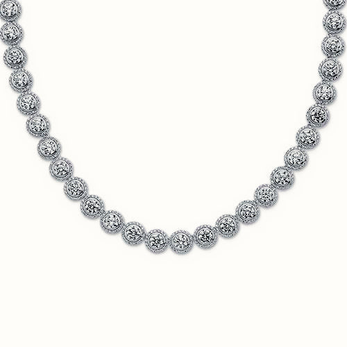 Sterling Silver CZ Set Halo Bracelet – ABB159