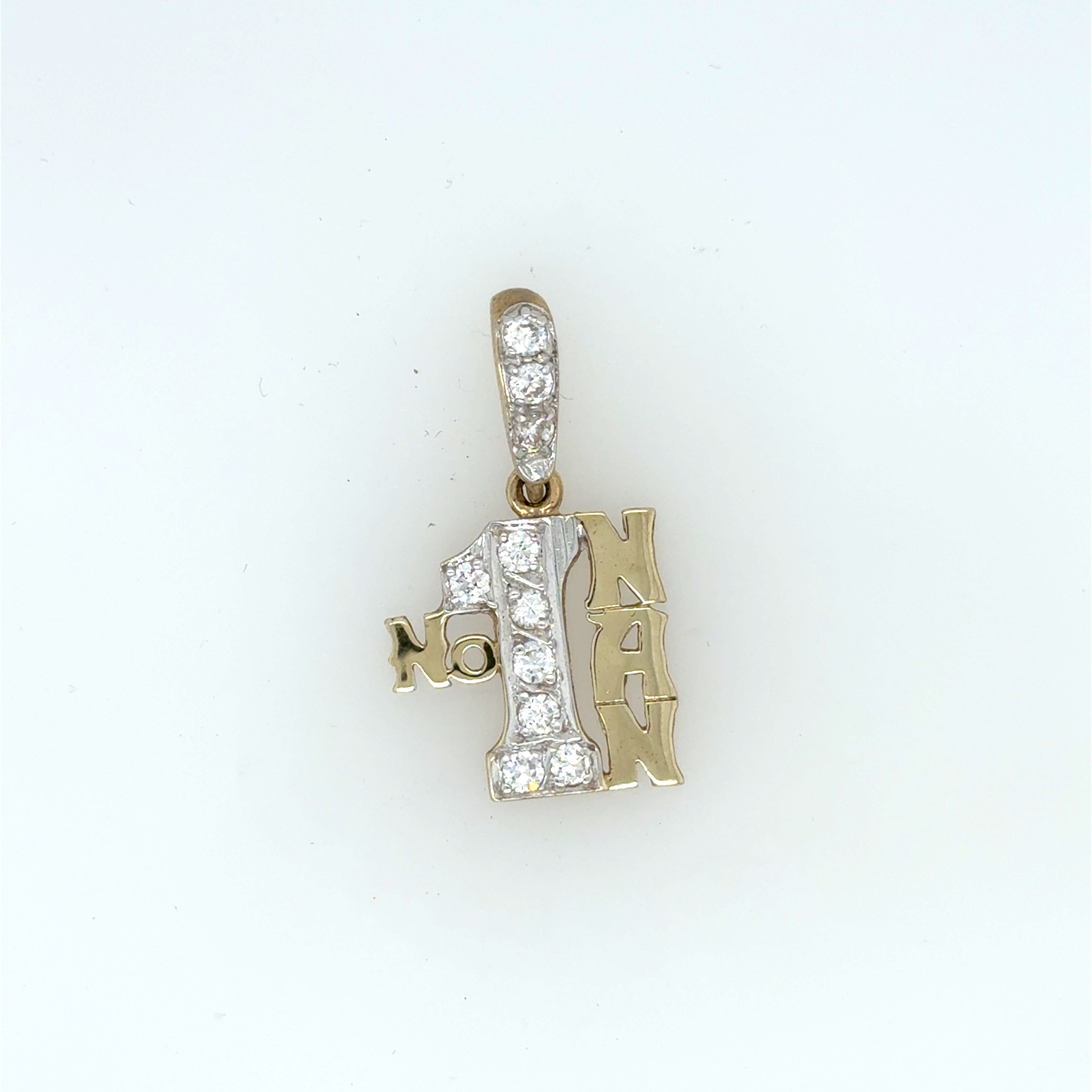 9ct Gold No.1 Nan Charm