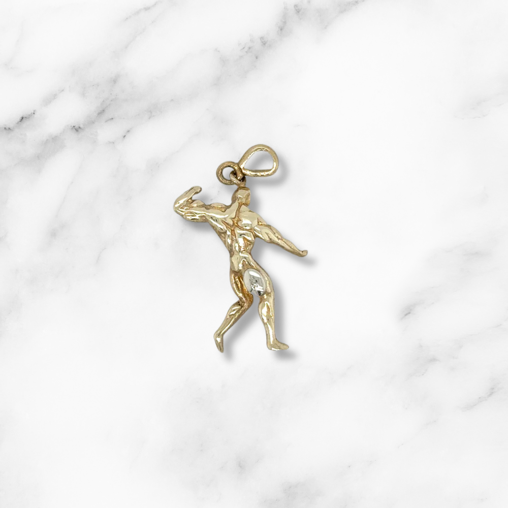 9ct Gold Strongman Charm