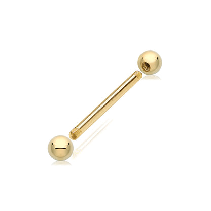 9ct Gold Bar Piercing - BP160
