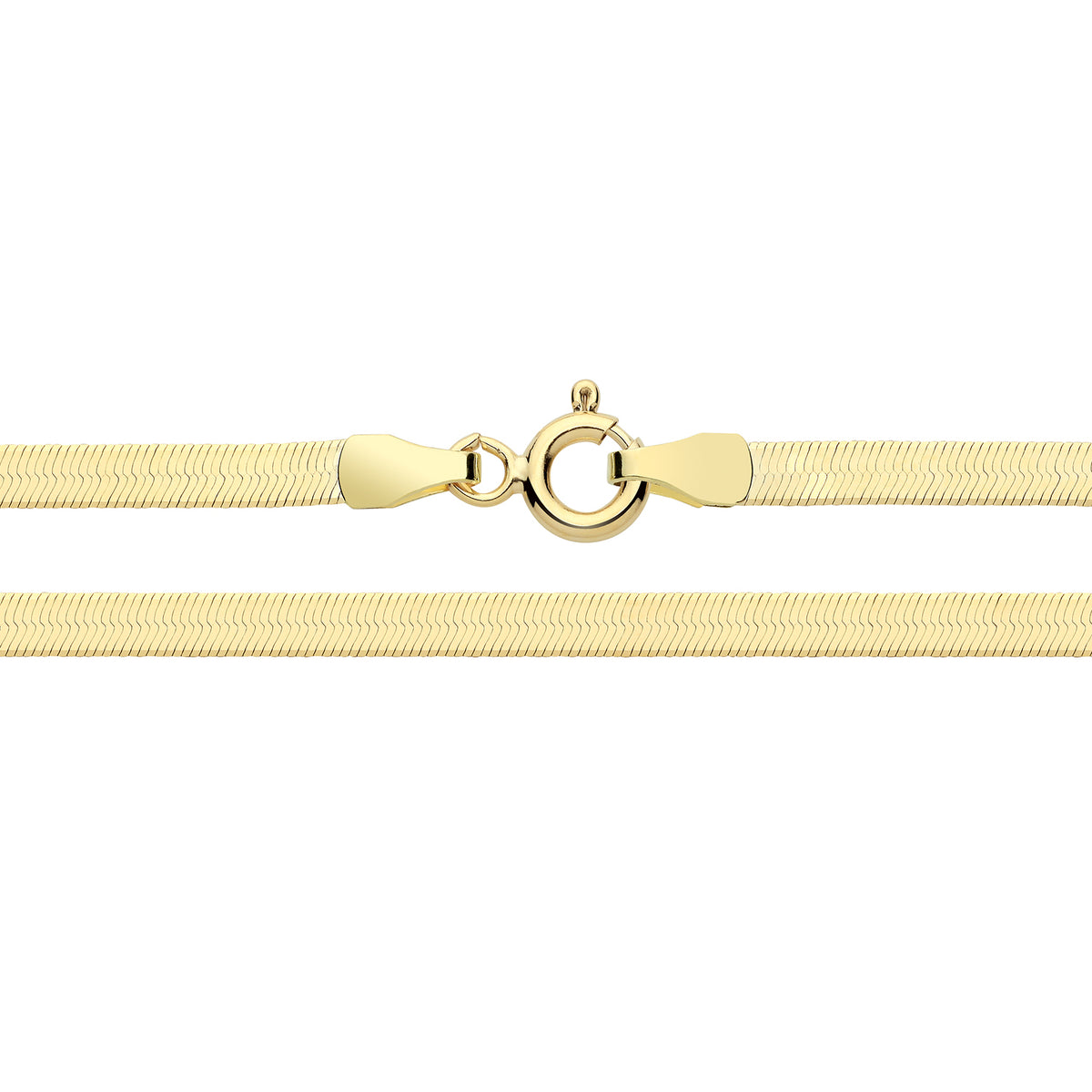 9ct Gold Flat Snake Chain - CH578
