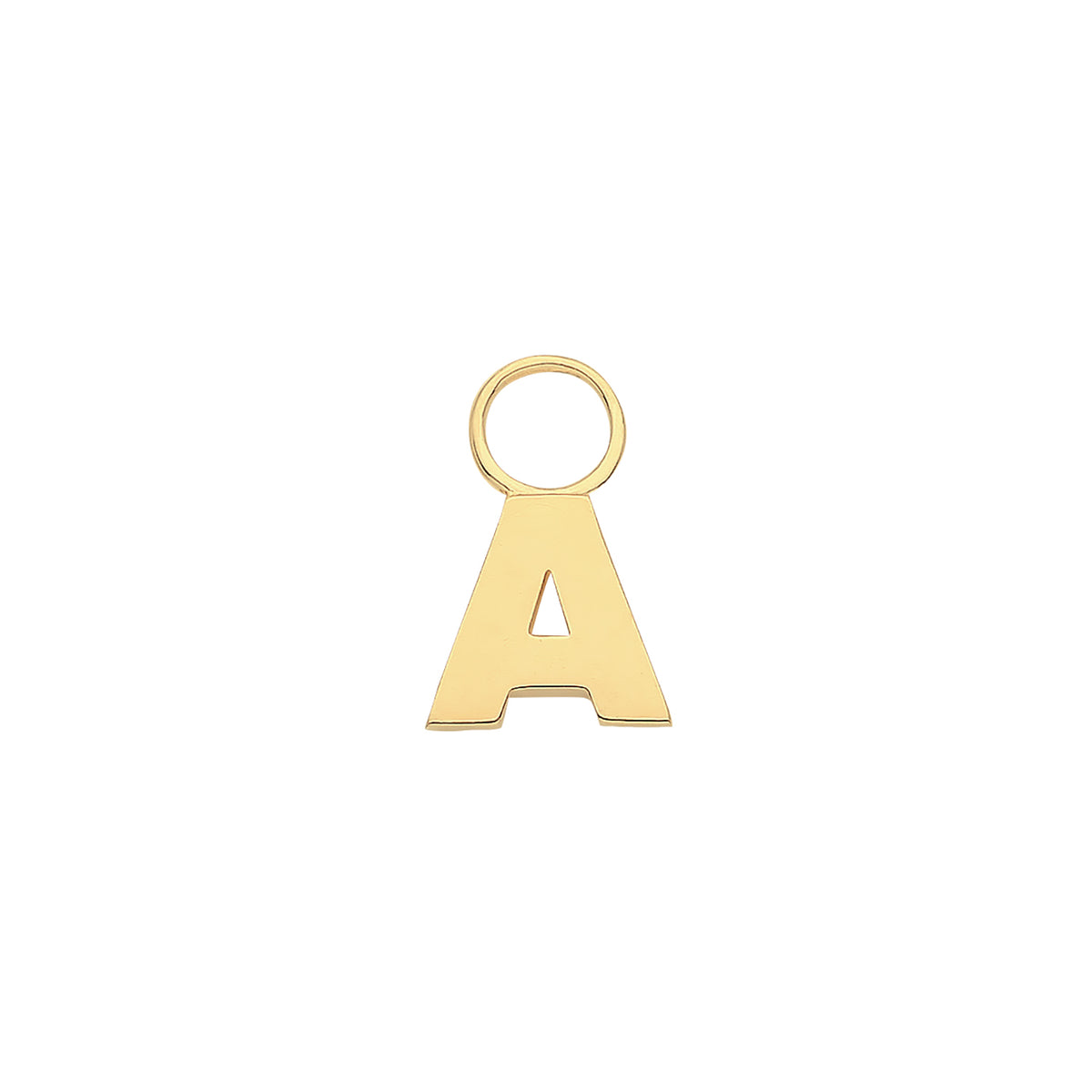 9ct Gold Initial Earring Charm - EPN0012