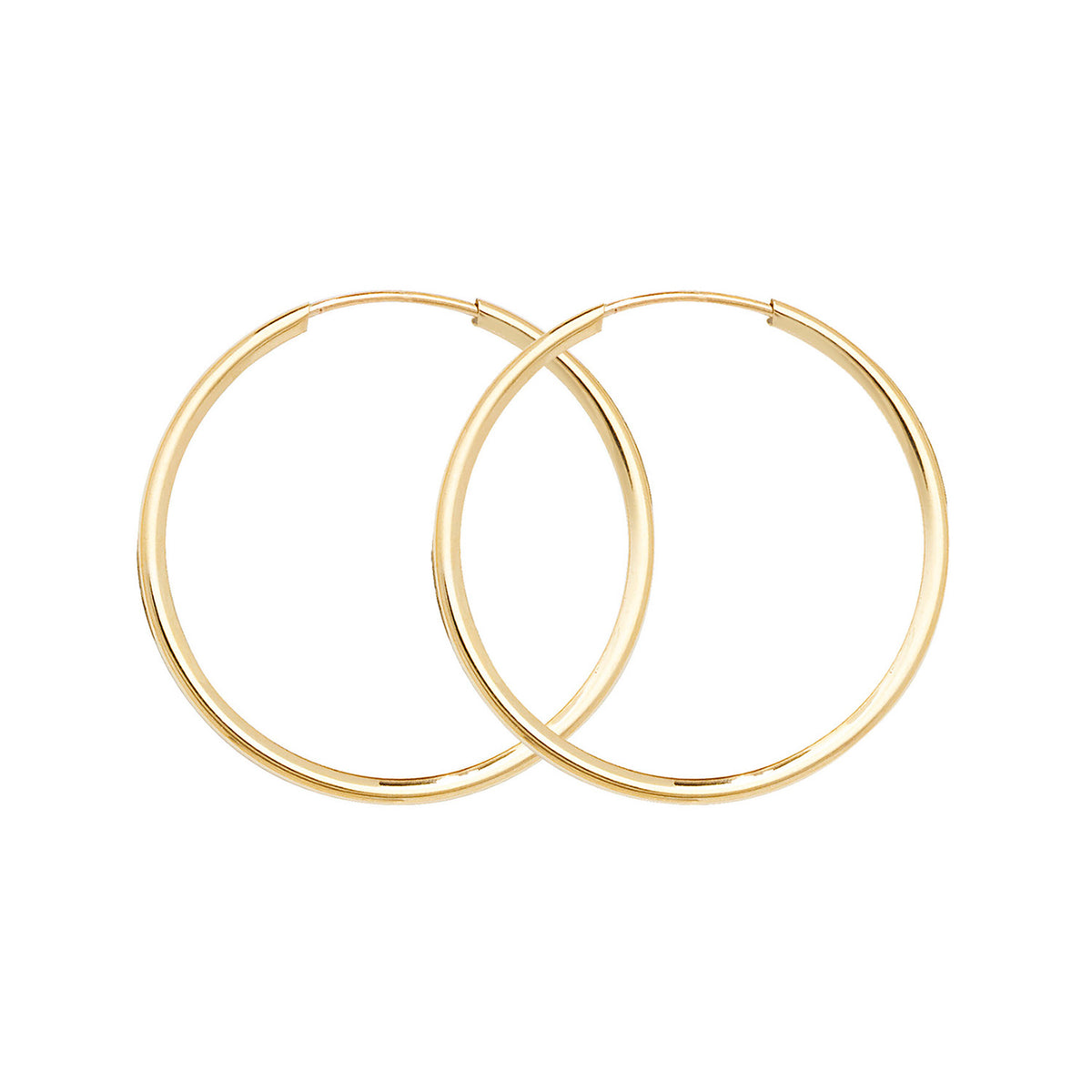 9ct Gold Tube Sleepers - ES114 - Default Title
