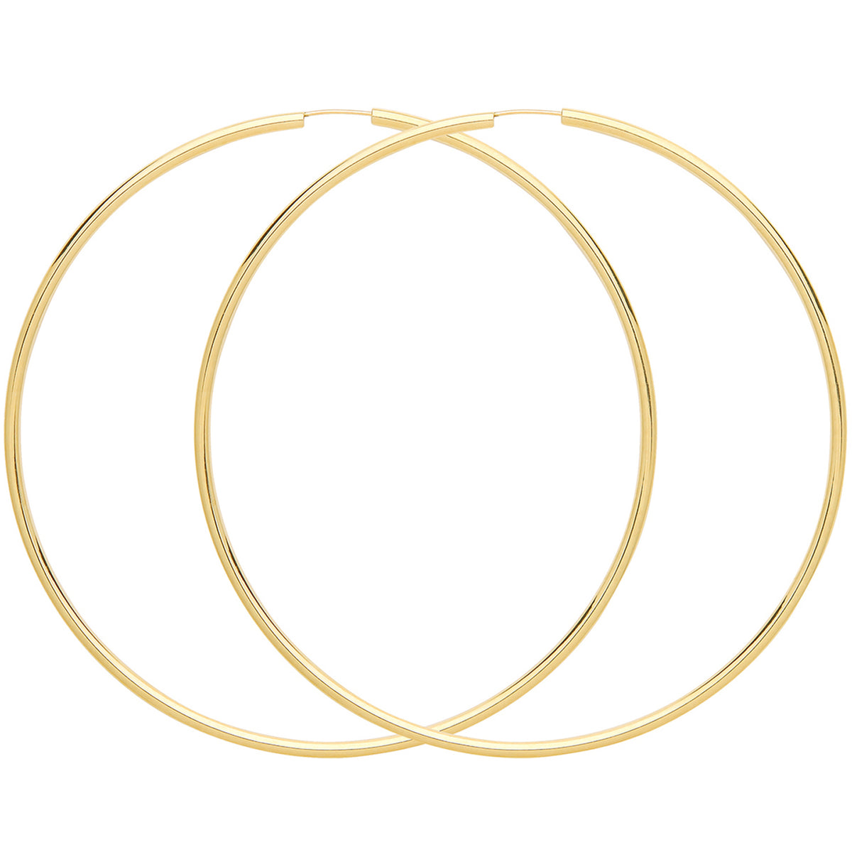 9ct Gold Tube Sleepers - ES127