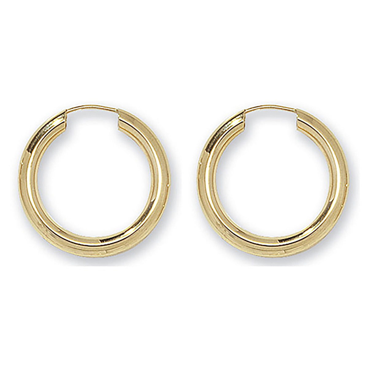 9ct Gold Tube Sleepers - ES131