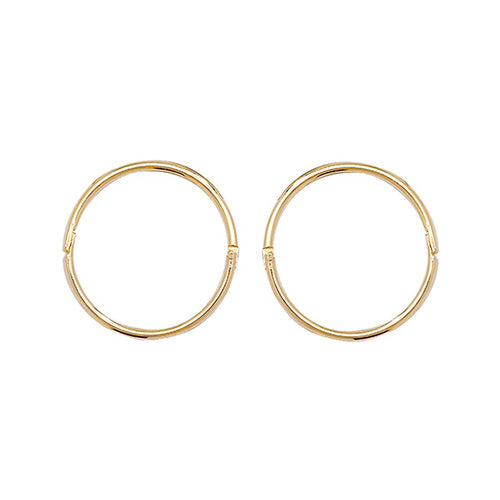 9ct Gold Hinged Sleepers - ES145