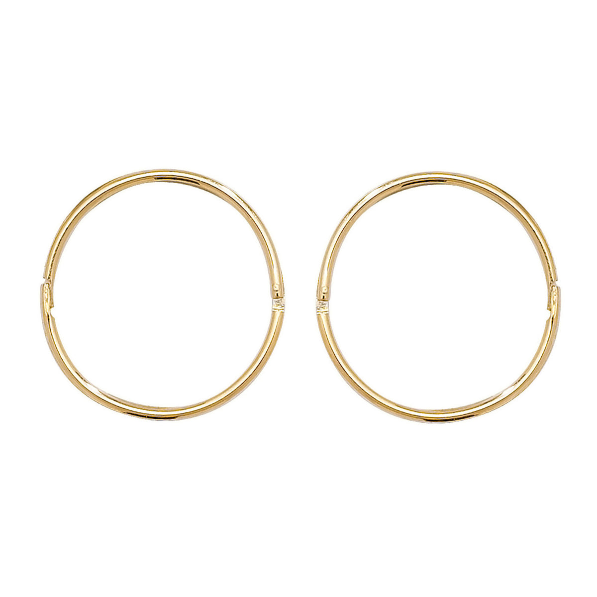 9ct Gold Hinged Sleepers - ES146