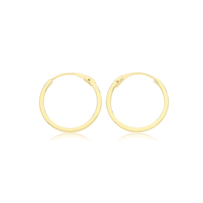 9ct Gold Sleepers - ES157
