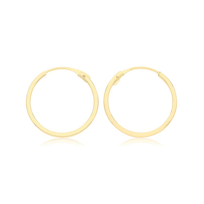 9ct Gold Sleepers - ES157