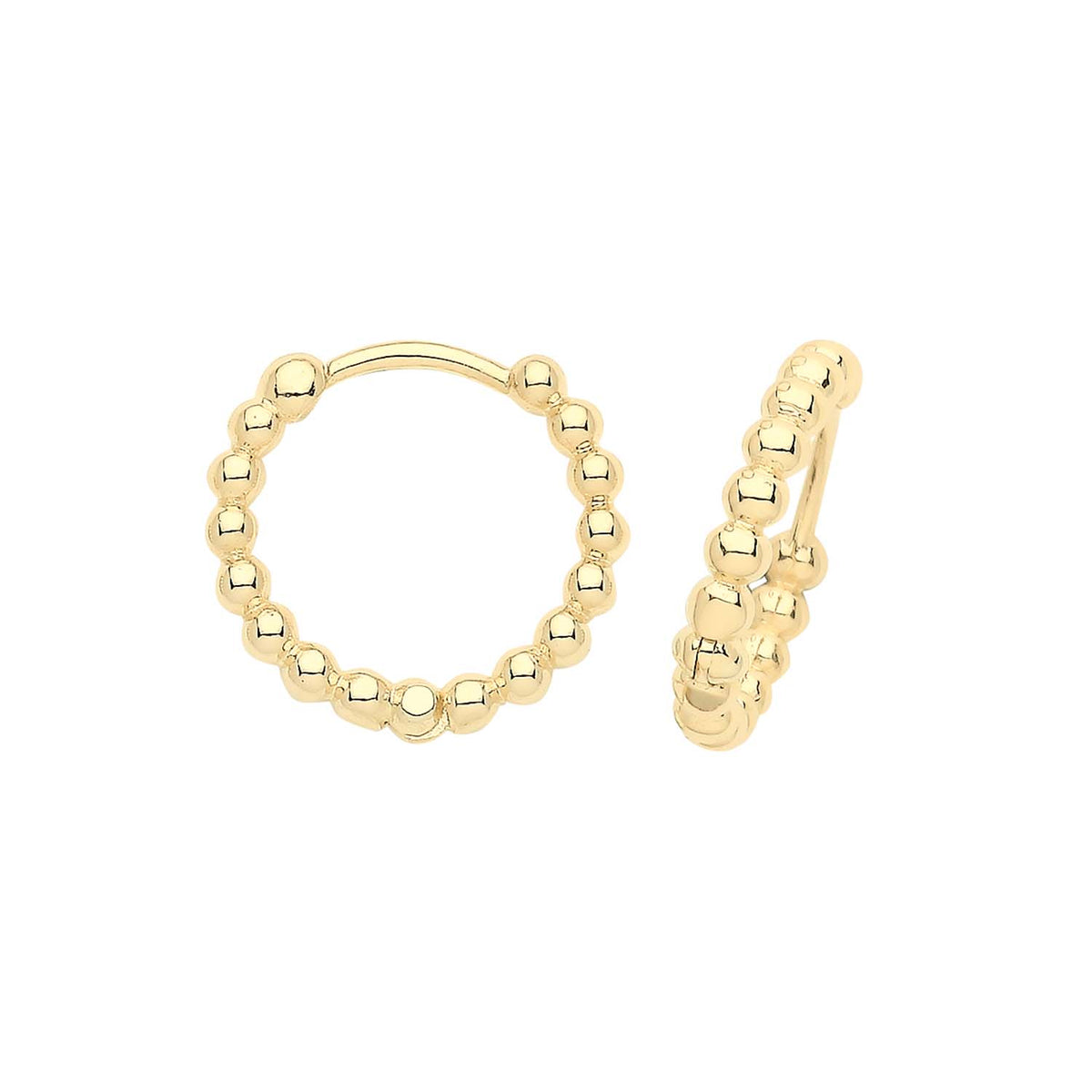 9ct Gold Bobble Clickers - ES1684