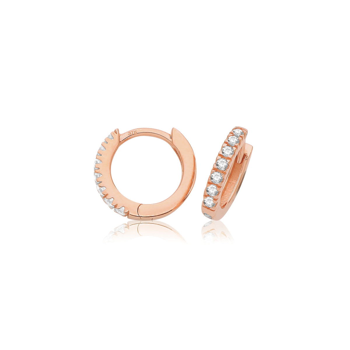 9ct Gold Clicker Hoops - ES1702R