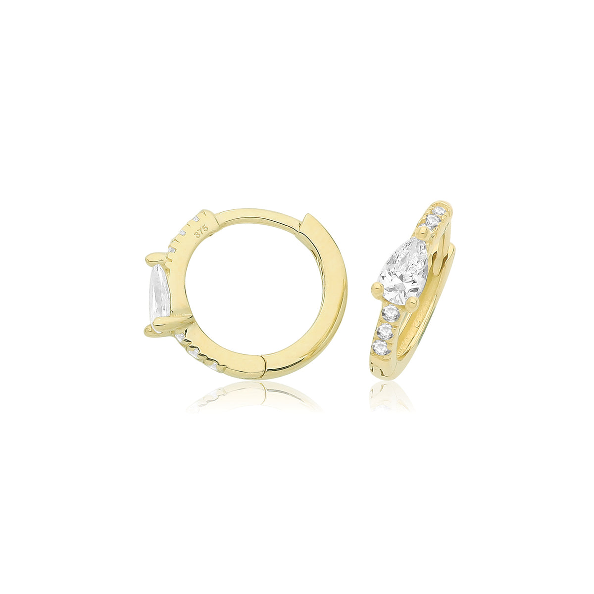 9ct Gold Clicker Hoops - ES1706