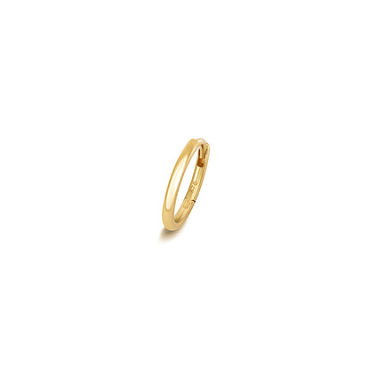 9ct Gold Round Tube Cartilage Hoop - ES2001