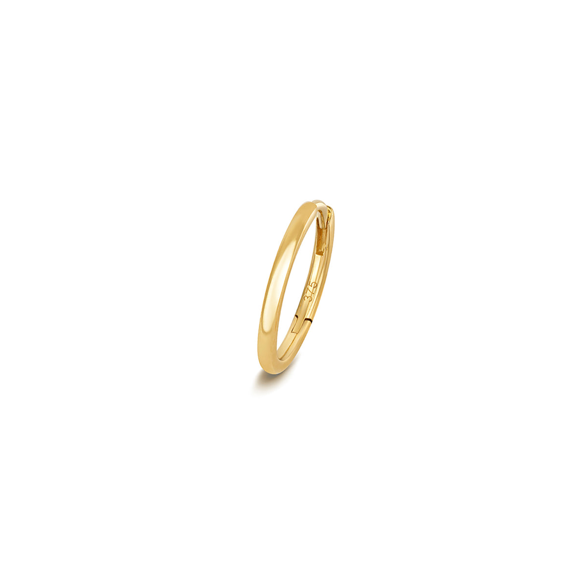 9ct Gold Round Tube Cartilage Hoop - ES2001
