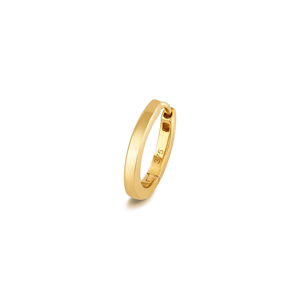 9ct Gold Square Tube Cartilage Hoop - ES2005
