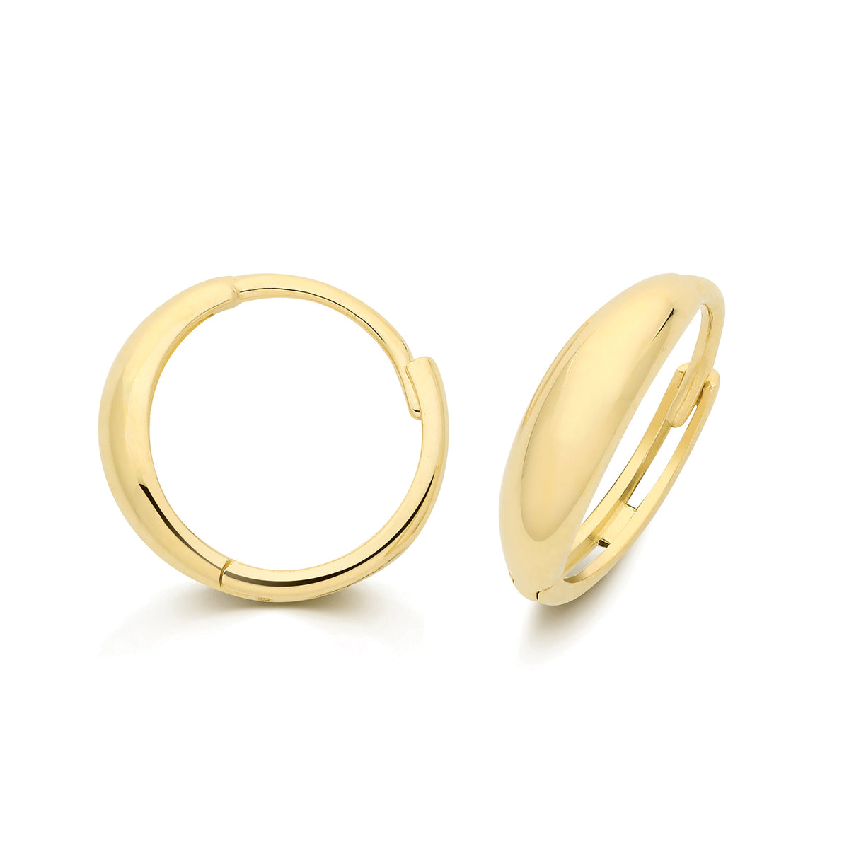 9ct Yellow Gold Huggies - ES2132