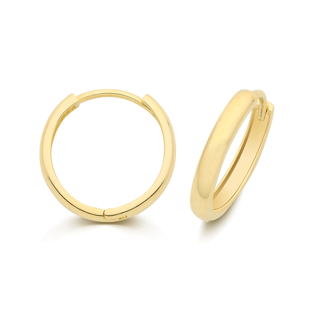 9ct Yellow Gold Huggies - ES2146