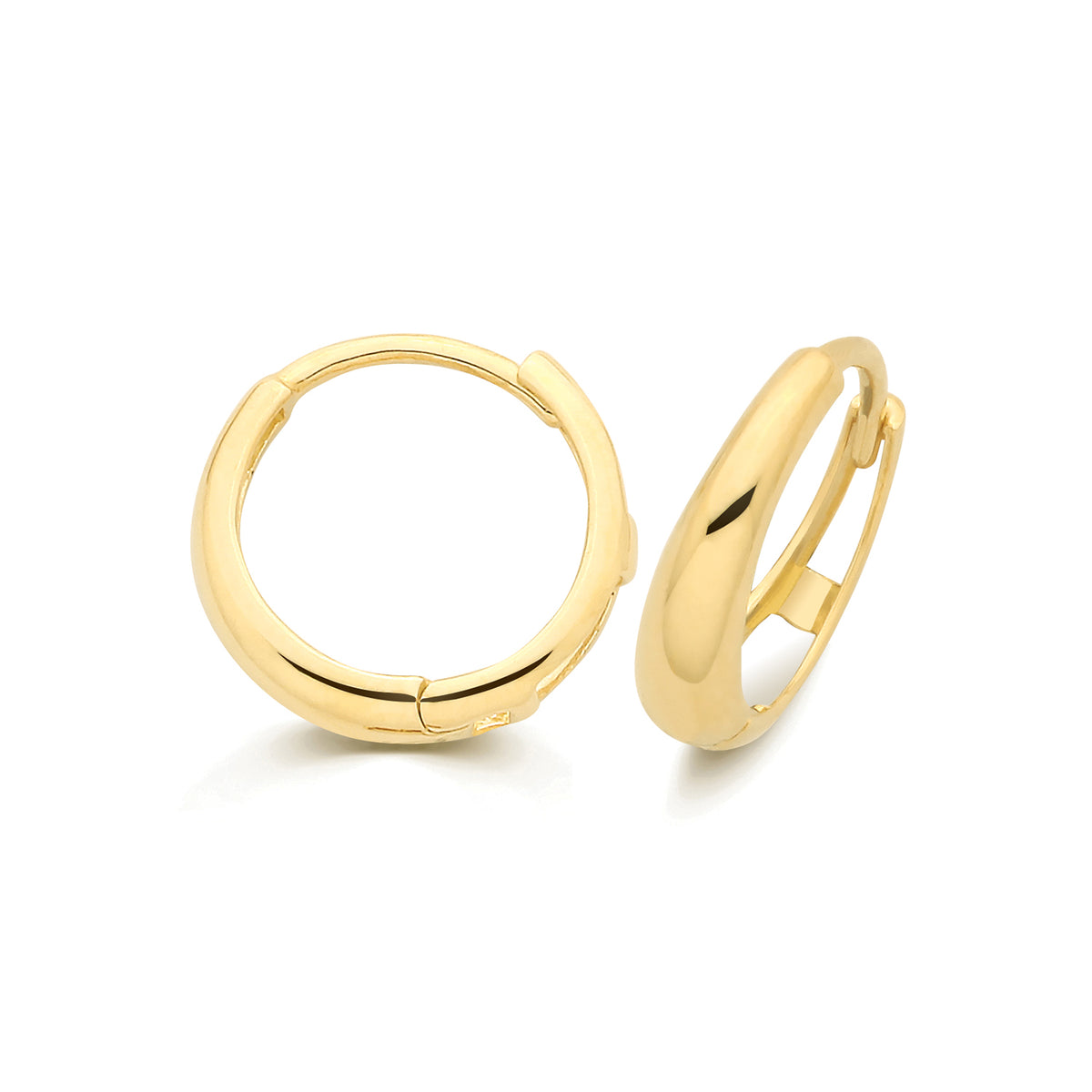 9ct Yellow Gold Huggies Earrings - ES2233