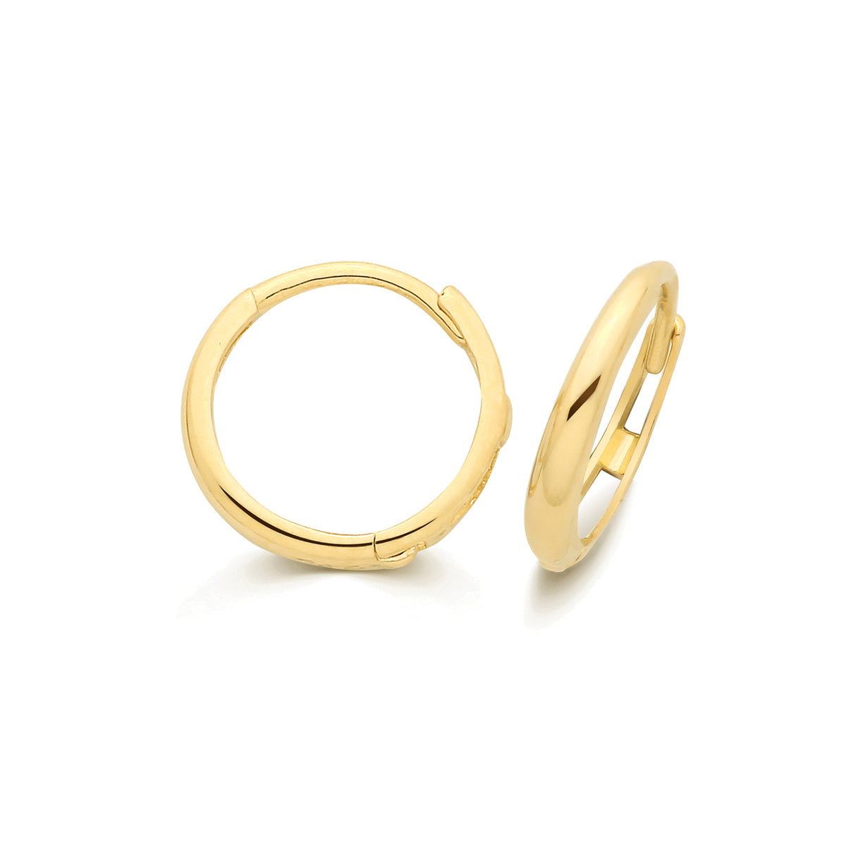 9ct Yellow Gold Huggies Earrings - ES2234