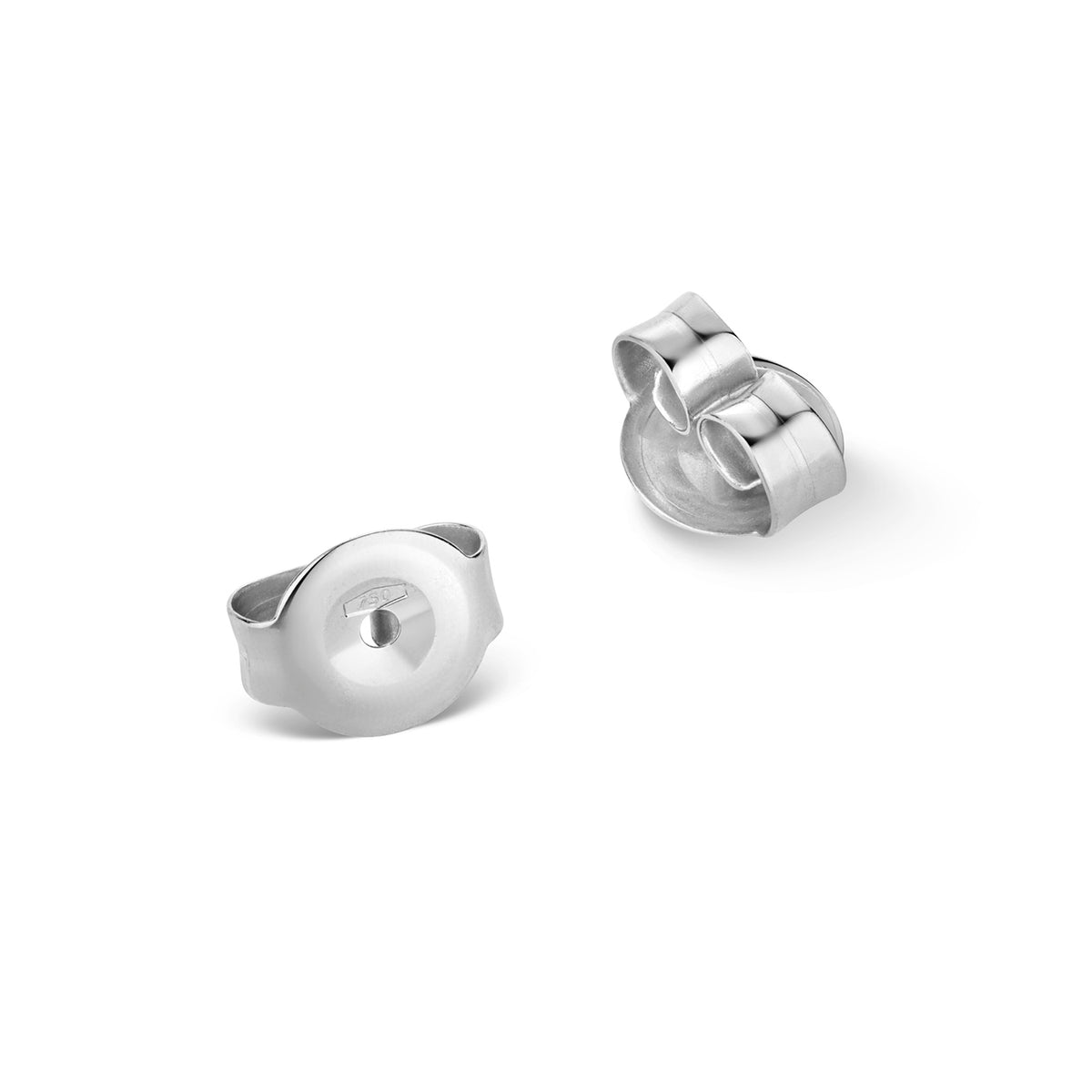 9ct White Gold 5mm Scrolls - FN180W