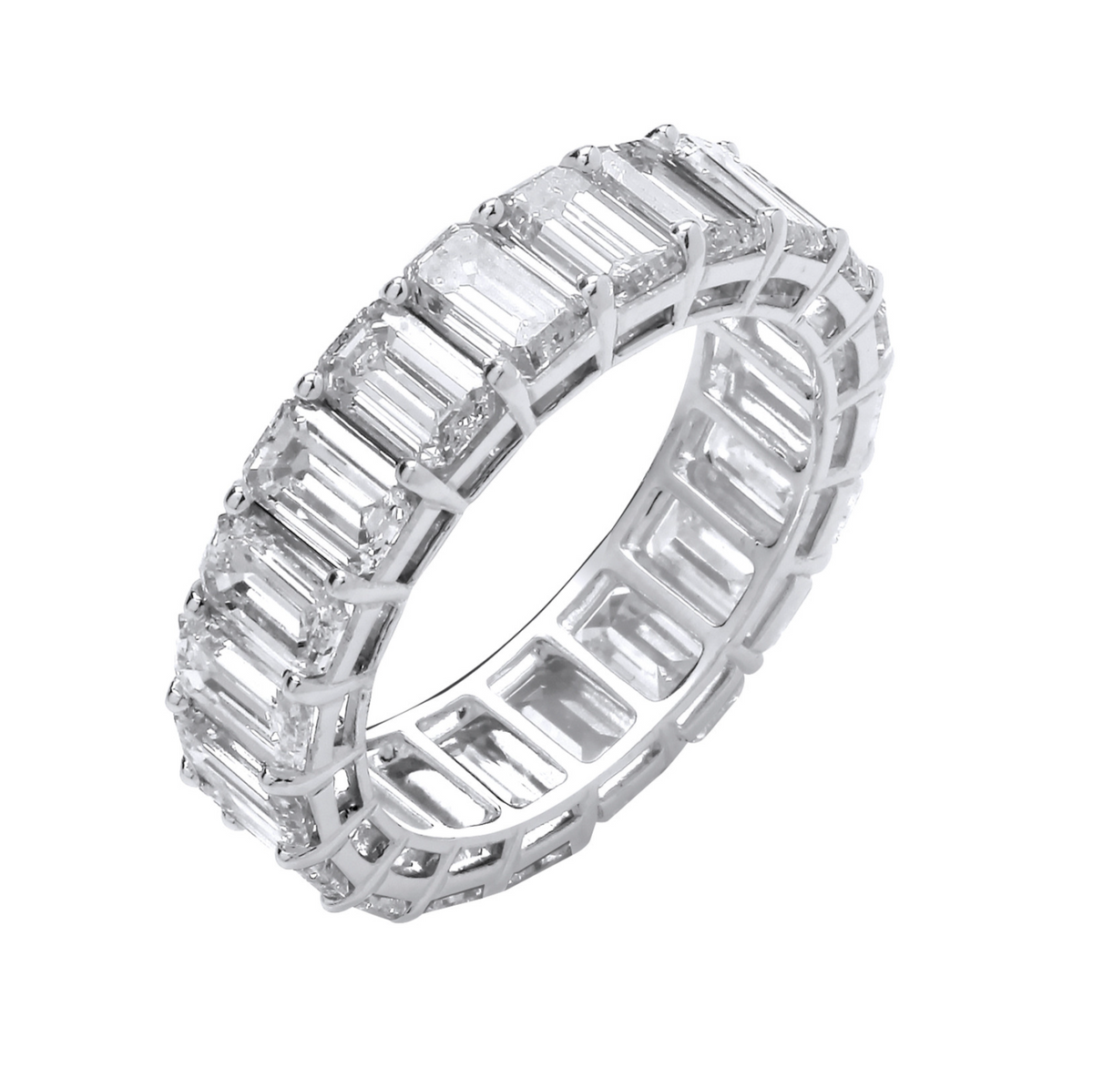 Hanron LGDR035 lab grown diamond eternity ring