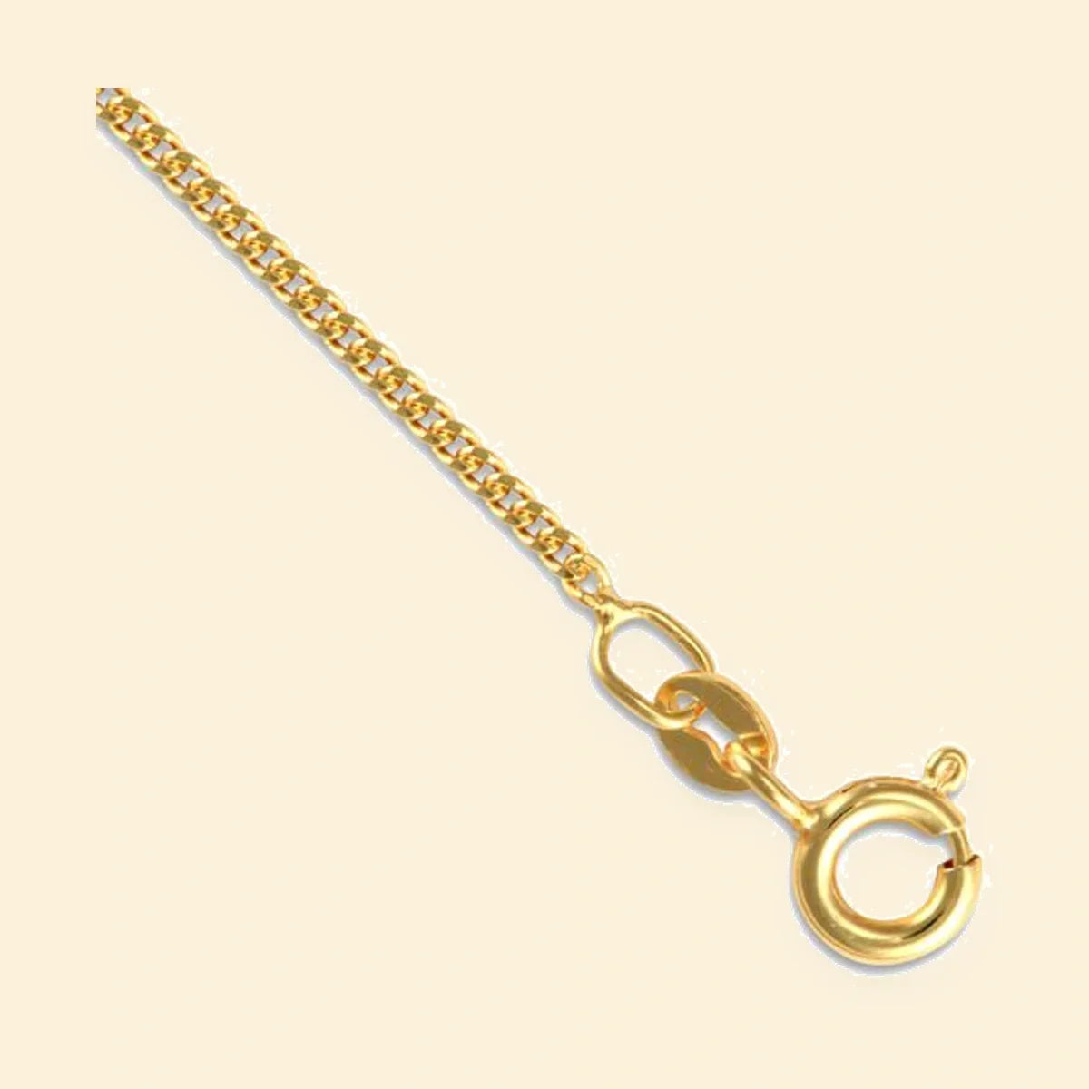 Gold Plated Sterling Silver Curb Chain – ACN016B