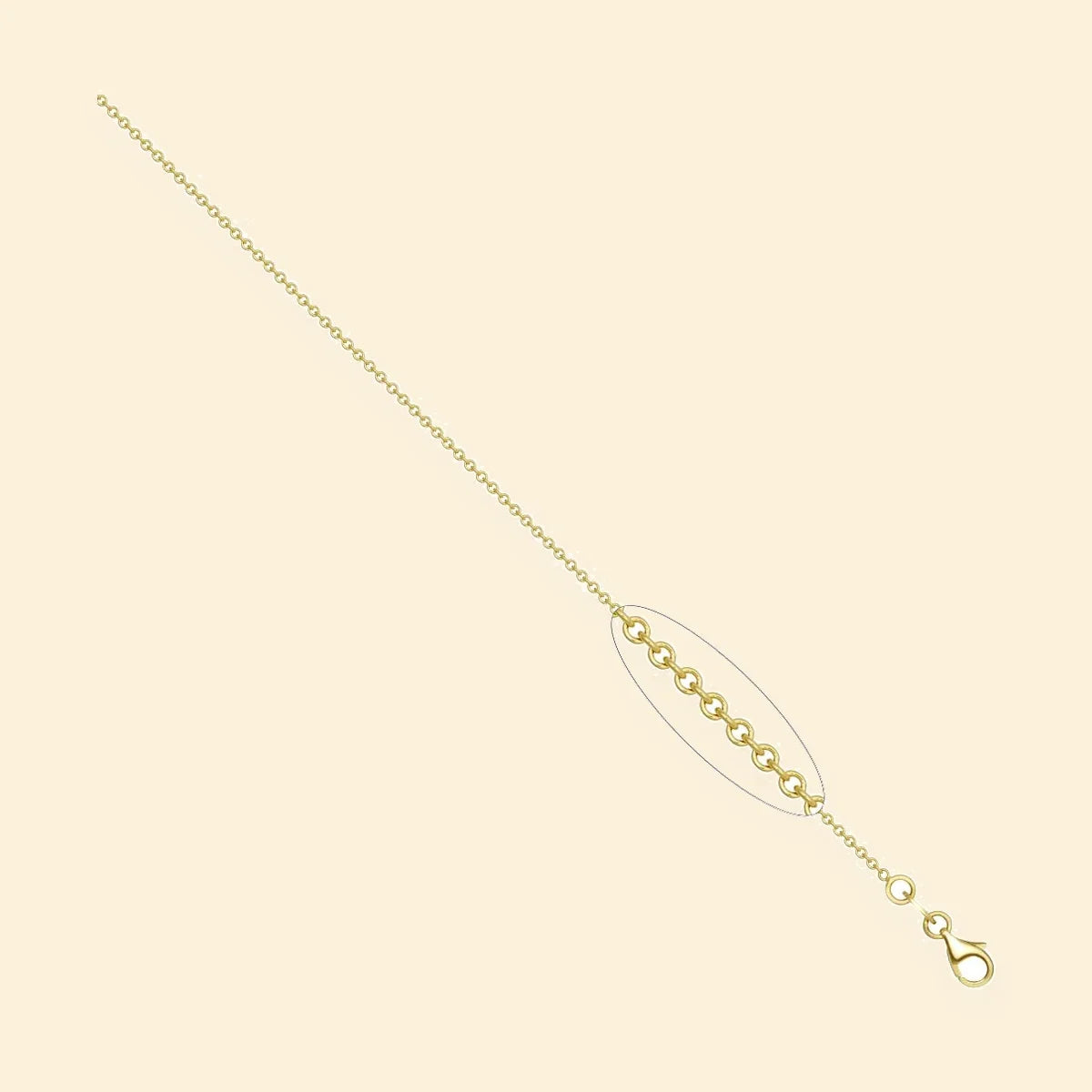 Gold Plated Sterling Silver Rolo Chain 2.0mm Gauge Pendant Chain – ACN044E